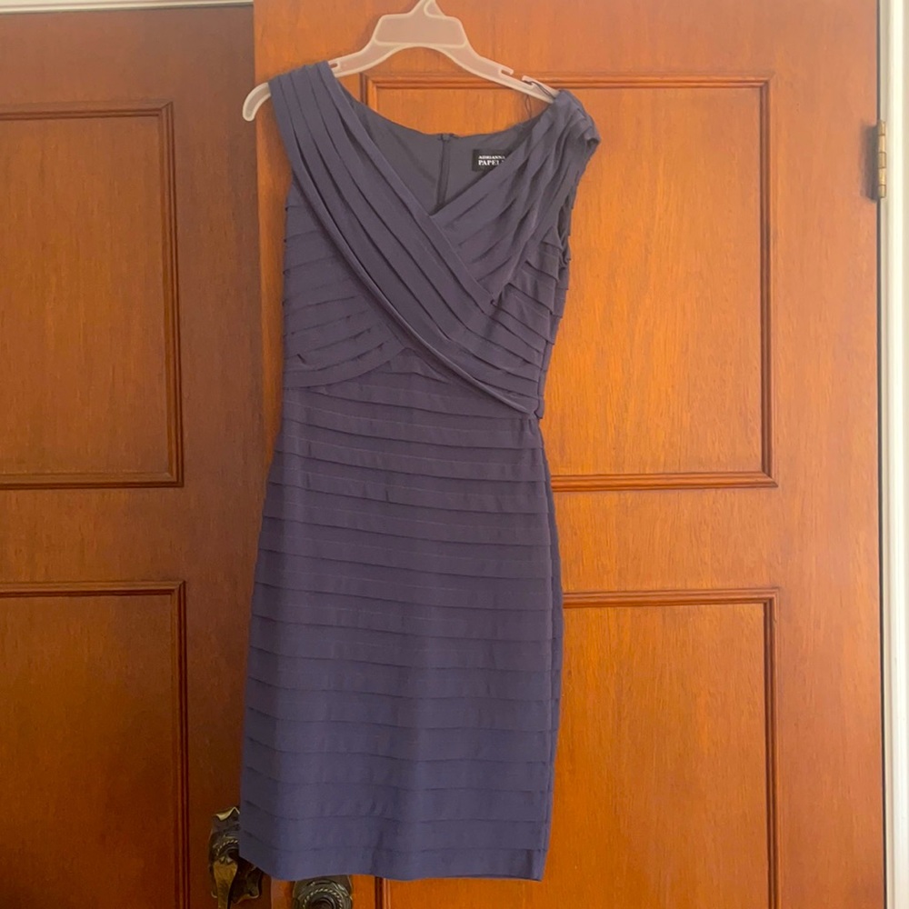 Grey fitted to body dress